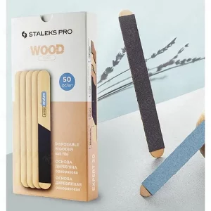 STALEKS Lima de madera desechable  recta (una base) EXPERT 20