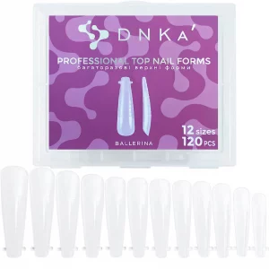 Top Moldes DNKa™ Ballerina, 120ud para Acrygel/Polygel