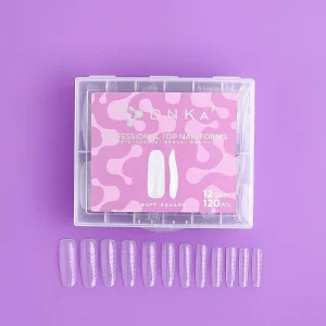 Top Moldes DNKa™ Soft Square, 120ud para Acrygel/Polygel