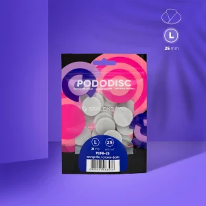 STALEKS Limas-esponjas desechables para el disco de pedicura PODODISC STALEKS PRO L (25 uds.)