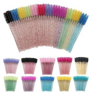 Cepillos desechables para pestañas y cejas, 50 uds