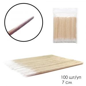 Microaplicadores (microcepillos) de bambu, 100 uds